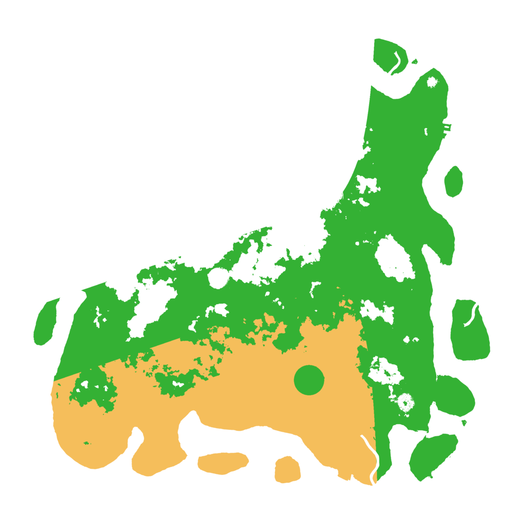 Biome Rust Map: Procedural Map, Size: 4500, Seed: 735178183
