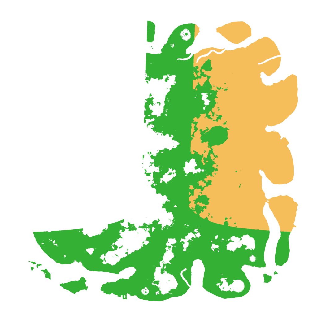 Biome Rust Map: Procedural Map, Size: 4500, Seed: 438802955