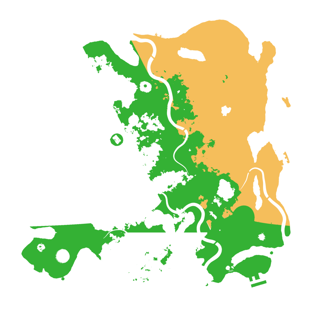 Biome Rust Map: Procedural Map, Size: 4000, Seed: 282628761