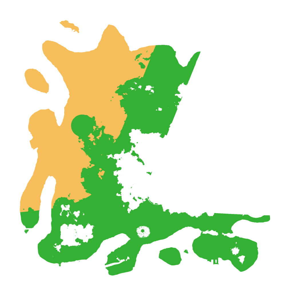 Biome Rust Map: Procedural Map, Size: 3500, Seed: 67780673