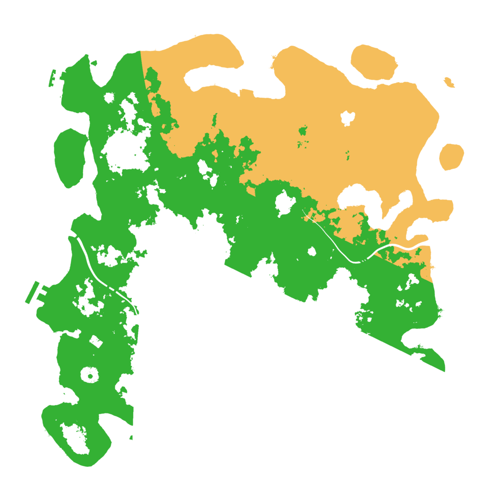 Biome Rust Map: Procedural Map, Size: 4250, Seed: 331436926