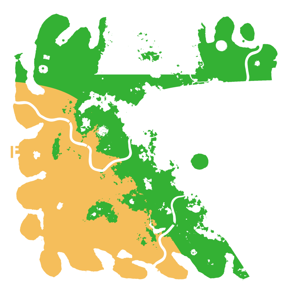 Biome Rust Map: Procedural Map, Size: 5000, Seed: 548457290