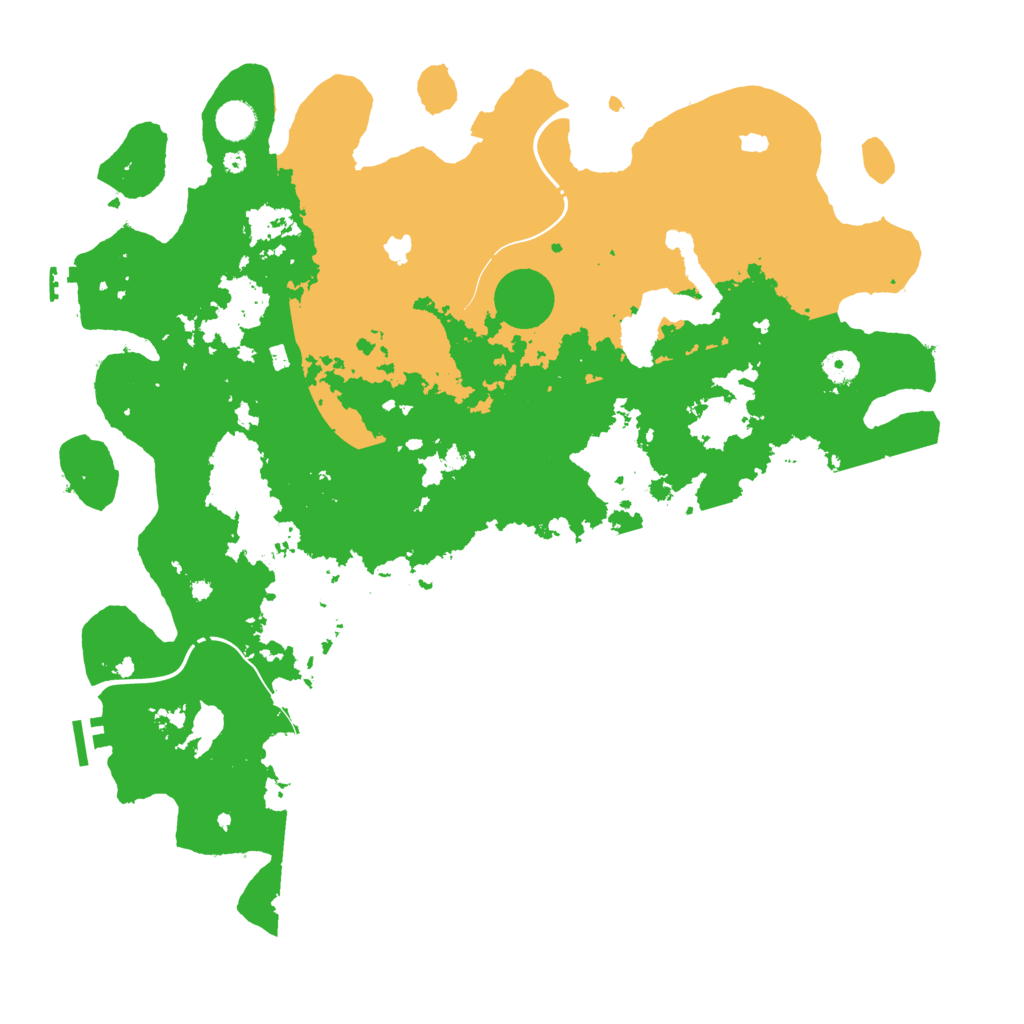 Biome Rust Map: Procedural Map, Size: 4500, Seed: 1205441872