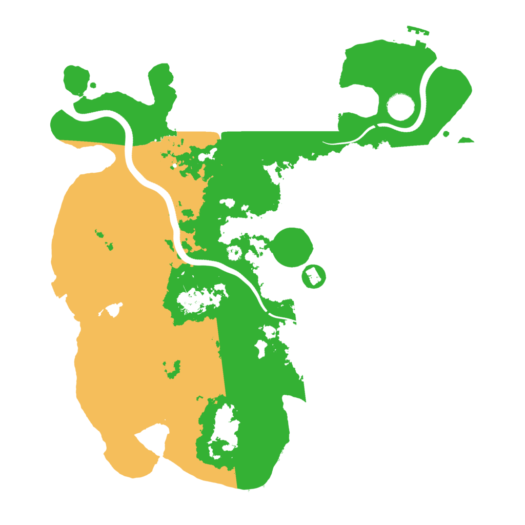 Biome Rust Map: Procedural Map, Size: 3500, Seed: 1388180228
