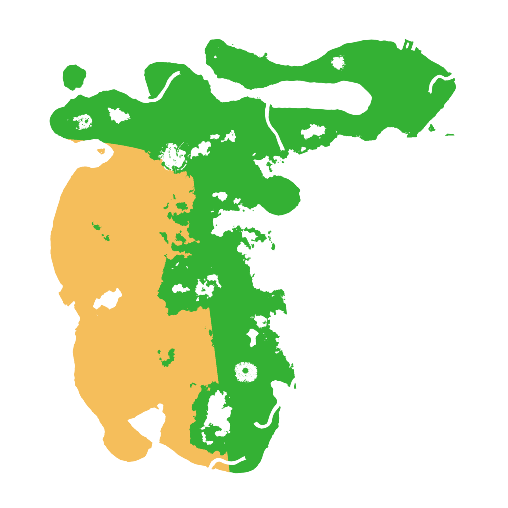 Biome Rust Map: Procedural Map, Size: 3500, Seed: 1388180228