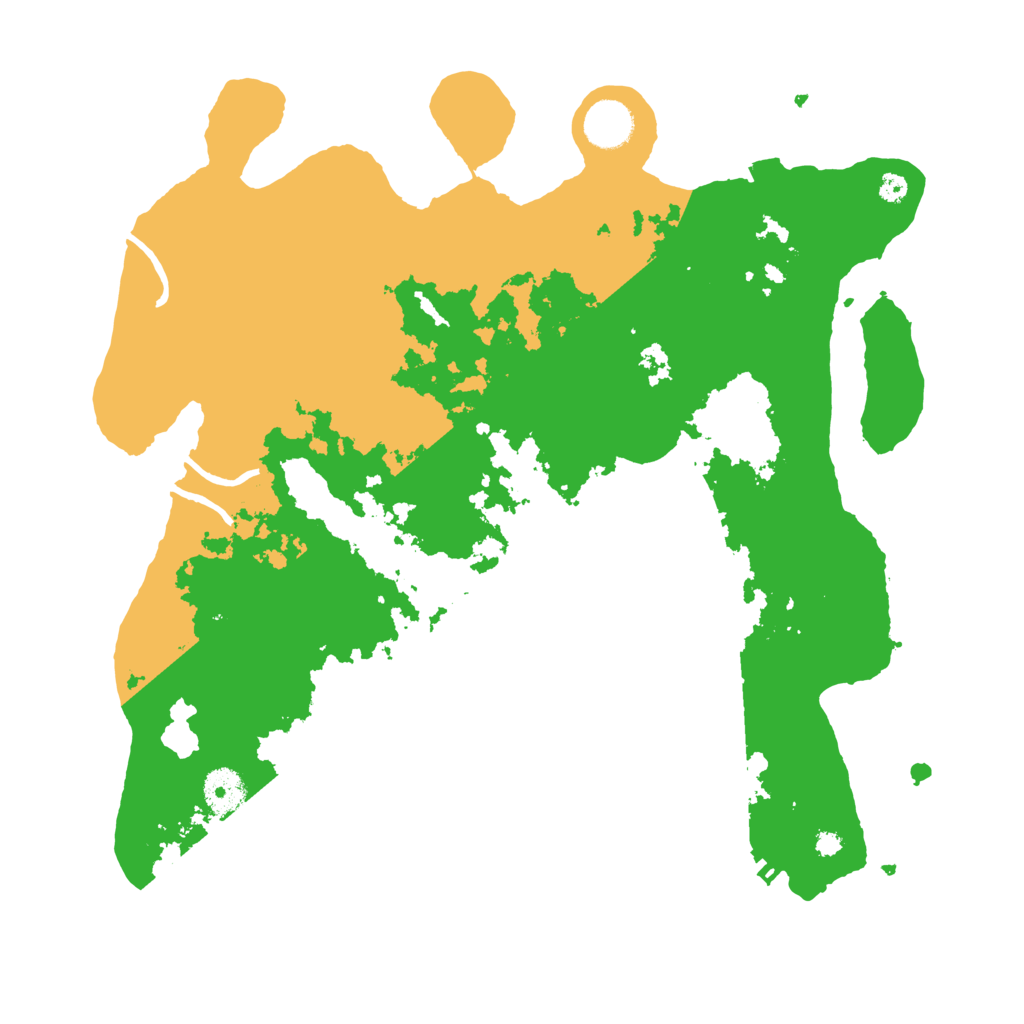 Biome Rust Map: Procedural Map, Size: 3700, Seed: 1060631530