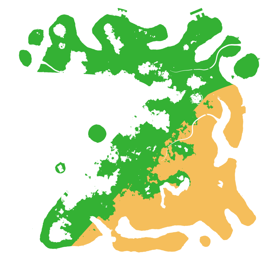 Biome Rust Map: Procedural Map, Size: 4250, Seed: 7092023