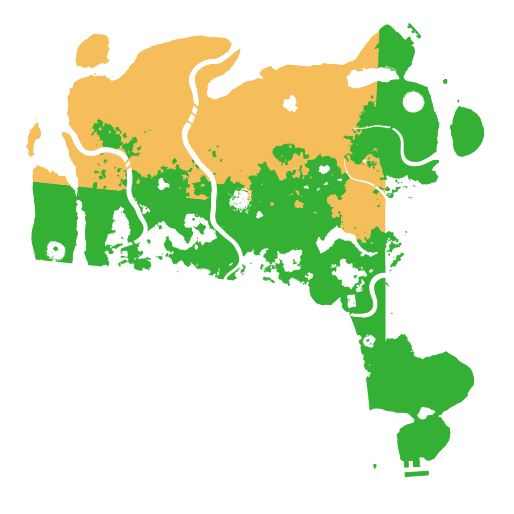 Biome Rust Map: Procedural Map, Size: 4300, Seed: 907