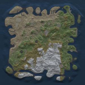Thumbnail Rust Map: Procedural Map, Size: 4500, Seed: 971884395, 19 Monuments
