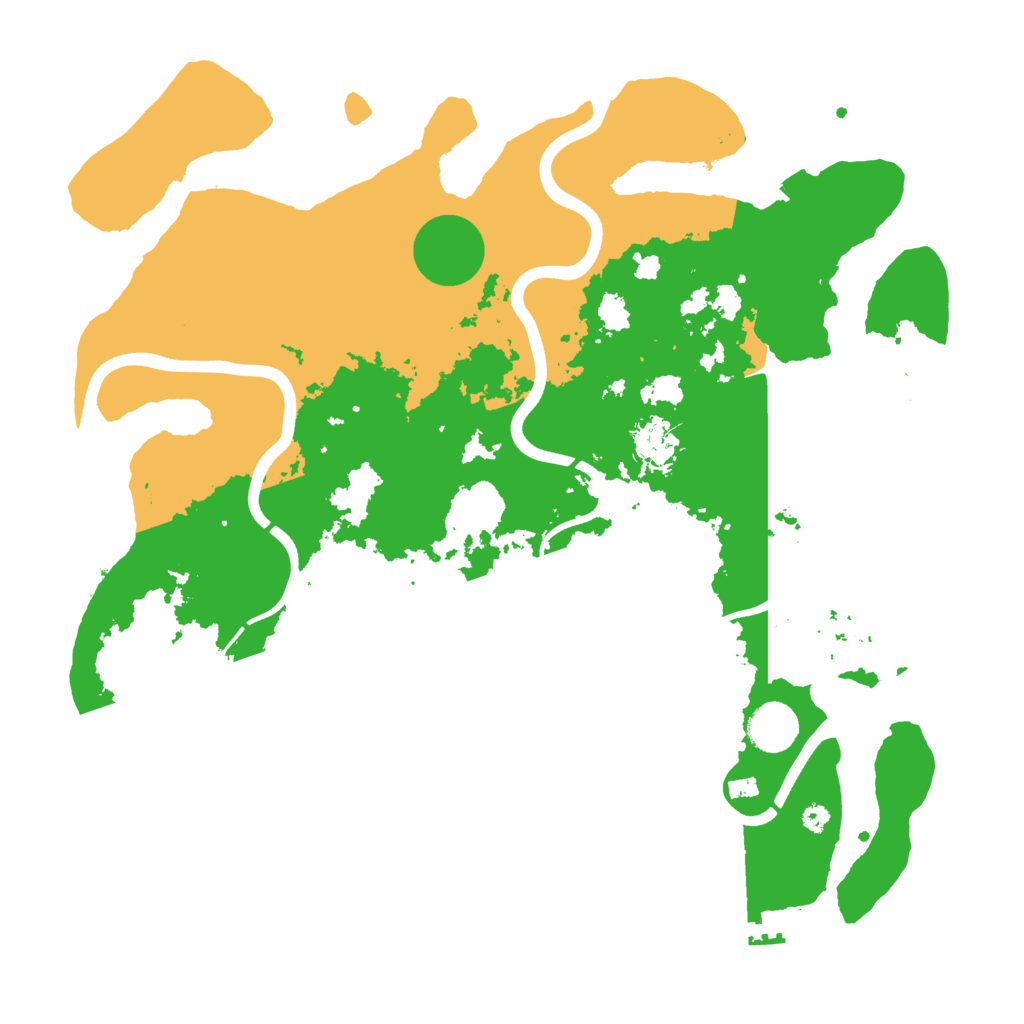 Biome Rust Map: Procedural Map, Size: 3800, Seed: 1821129598