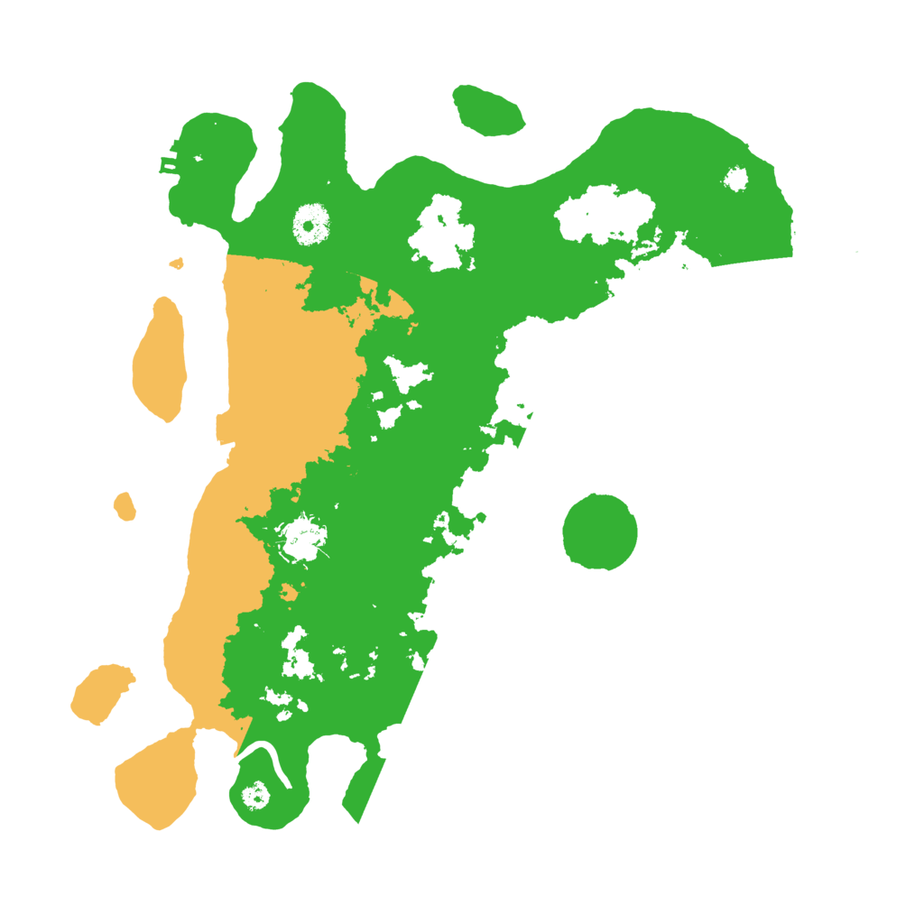 Biome Rust Map: Procedural Map, Size: 3500, Seed: 712342
