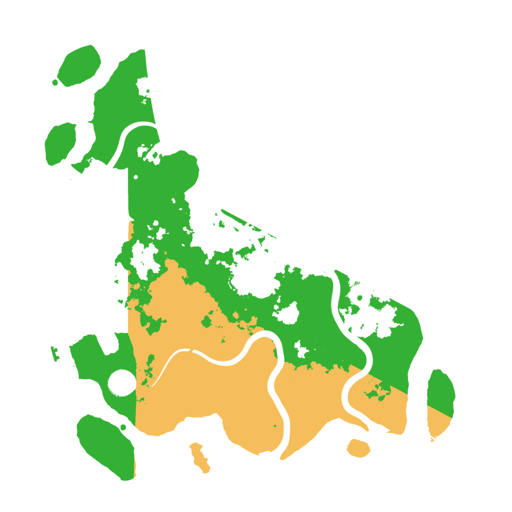 Biome Rust Map: Procedural Map, Size: 3500, Seed: 531927642