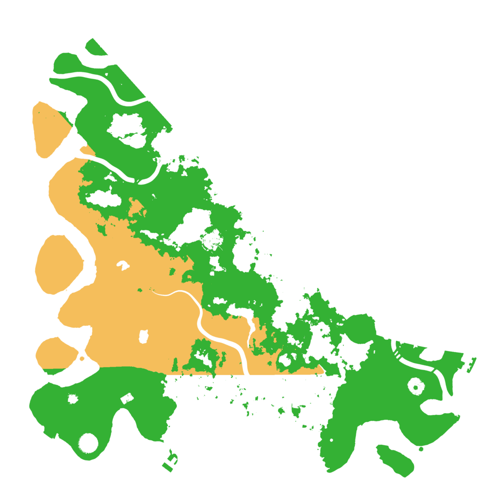 Biome Rust Map: Procedural Map, Size: 4500, Seed: 58063012