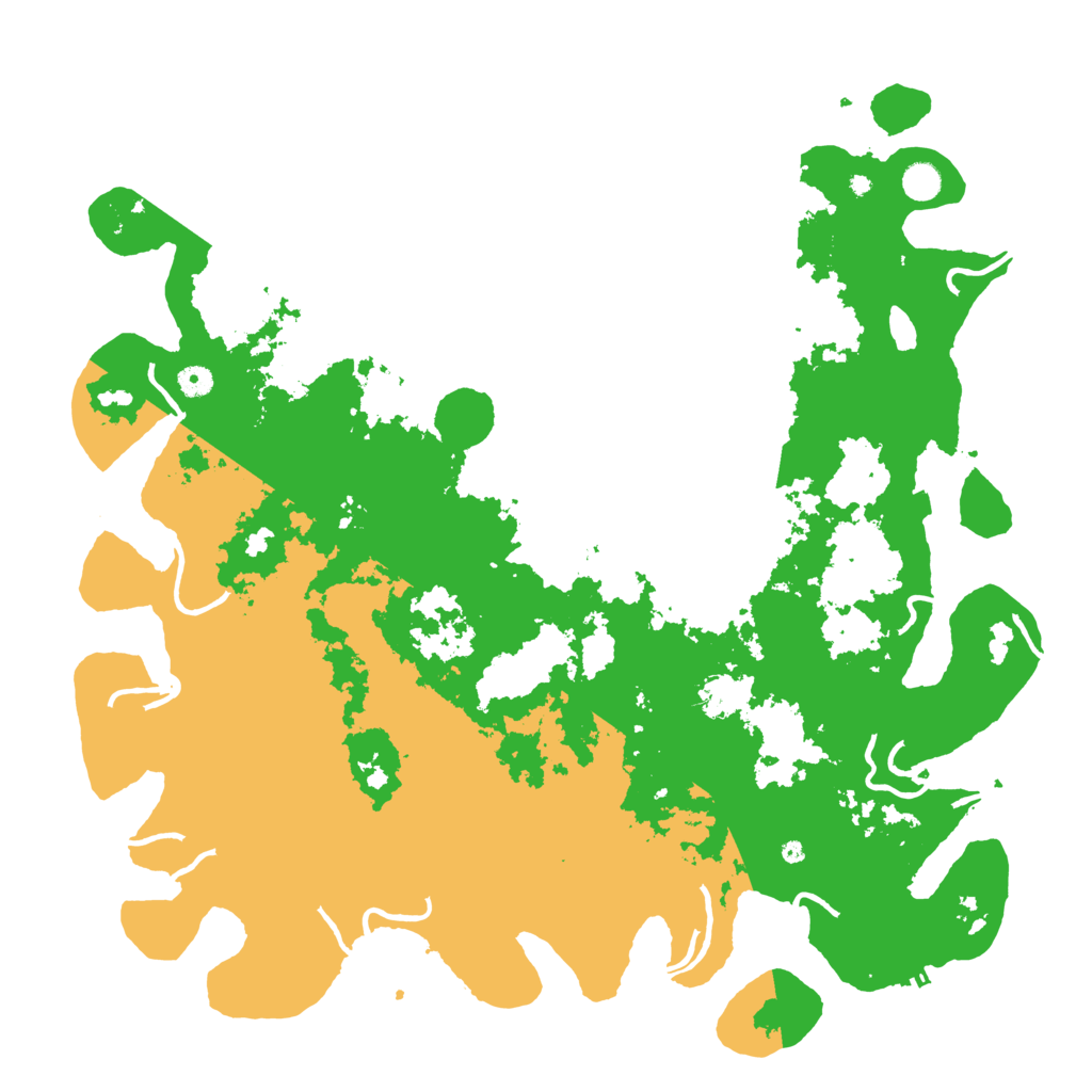 Biome Rust Map: Procedural Map, Size: 5000, Seed: 279696