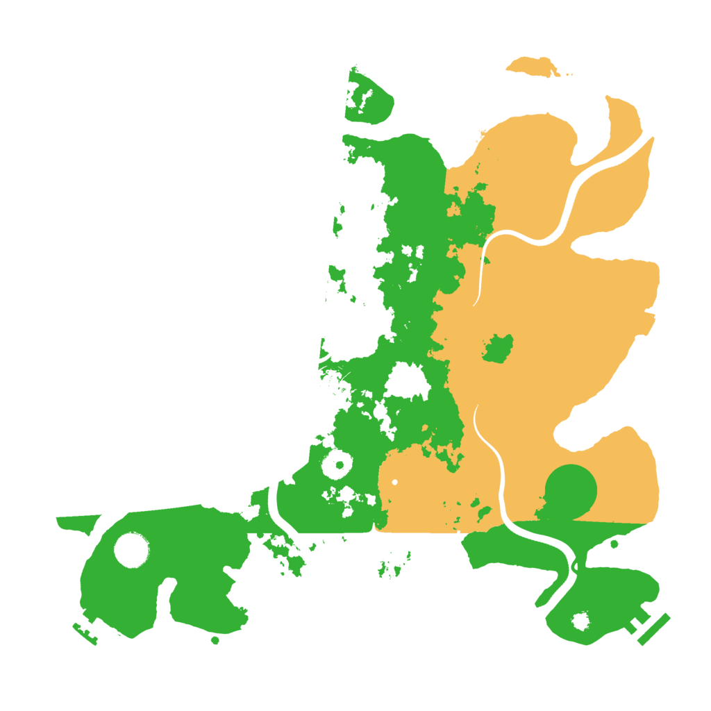 Biome Rust Map: Procedural Map, Size: 3600, Seed: 17331912