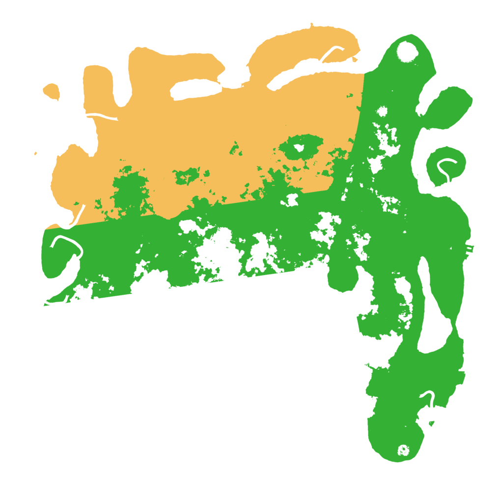 Biome Rust Map: Procedural Map, Size: 4450, Seed: 25513