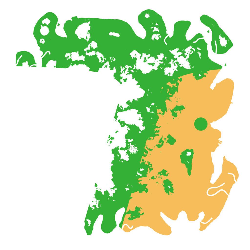 Biome Rust Map: Procedural Map, Size: 5000, Seed: 478611762