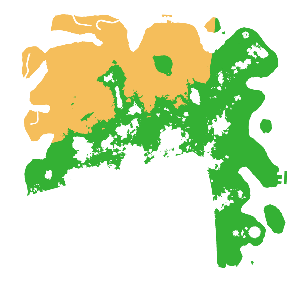 Biome Rust Map: Procedural Map, Size: 4500, Seed: 202300420
