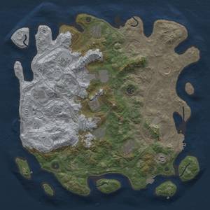 Thumbnail Rust Map: Procedural Map, Size: 4250, Seed: 1123123123, 19 Monuments