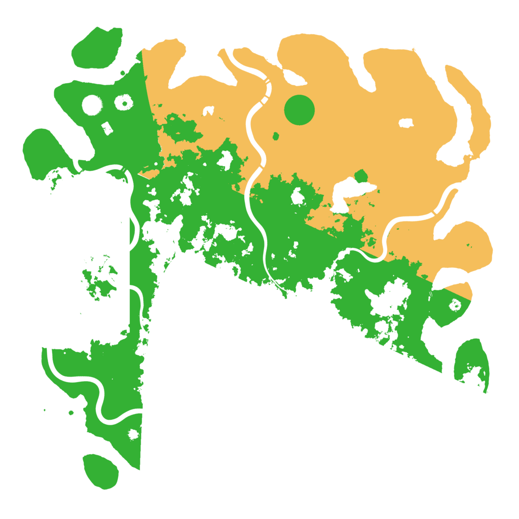 Biome Rust Map: Procedural Map, Size: 4500, Seed: 58296084