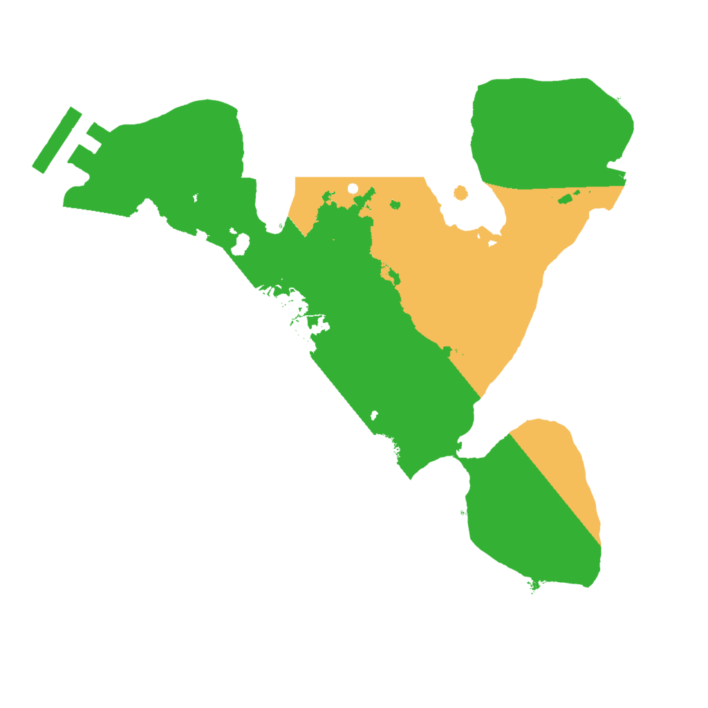 Biome Rust Map: Procedural Map, Size: 2000, Seed: 455215