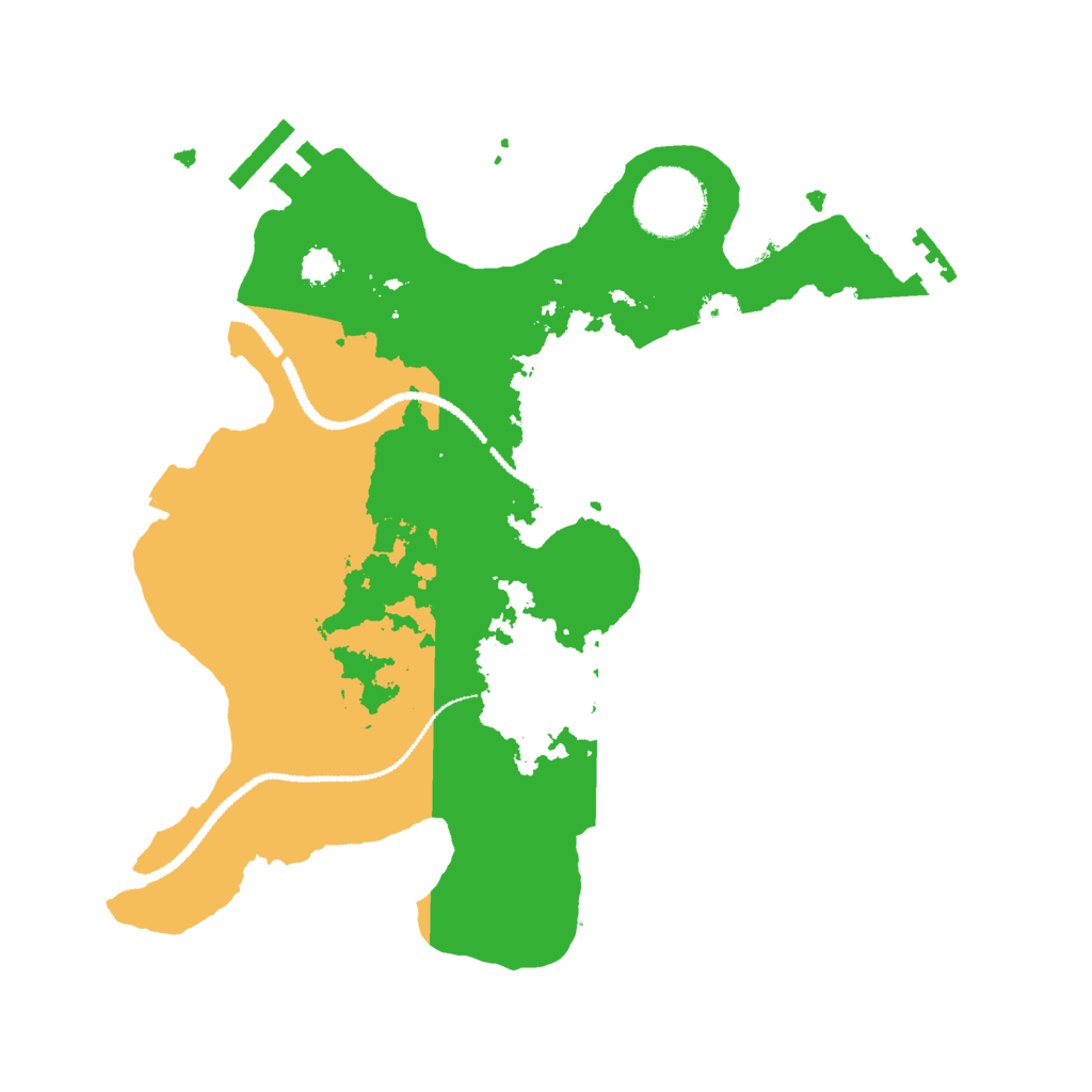 Biome Rust Map: Procedural Map, Size: 2700, Seed: 3460258