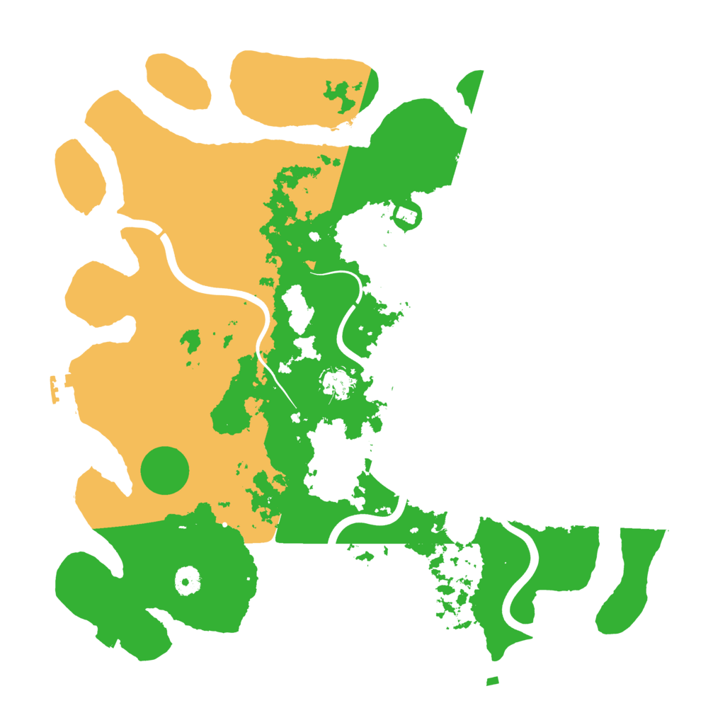 Biome Rust Map: Procedural Map, Size: 3950, Seed: 286670113