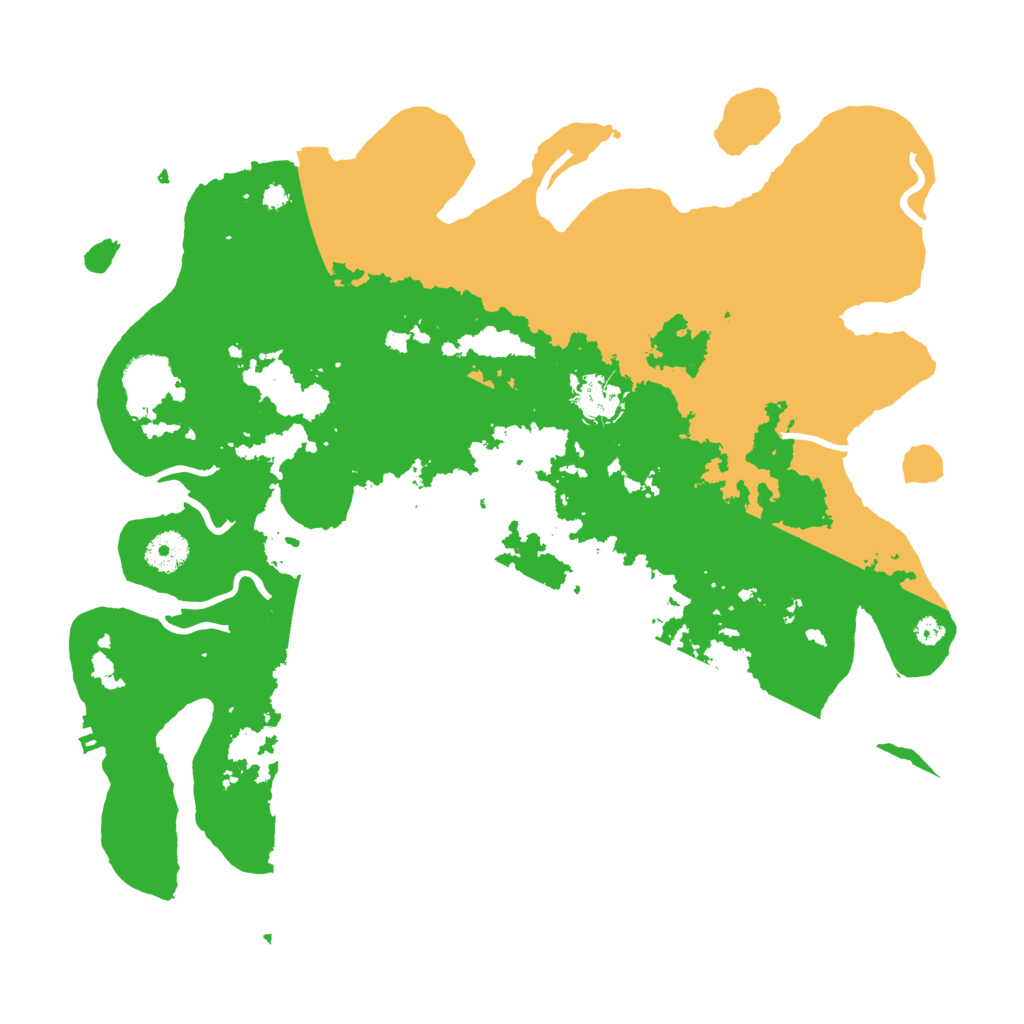 Biome Rust Map: Procedural Map, Size: 3750, Seed: 2457340