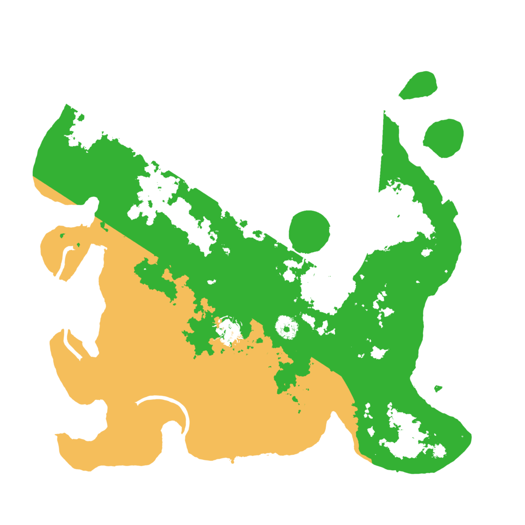 Biome Rust Map: Procedural Map, Size: 3500, Seed: 665478