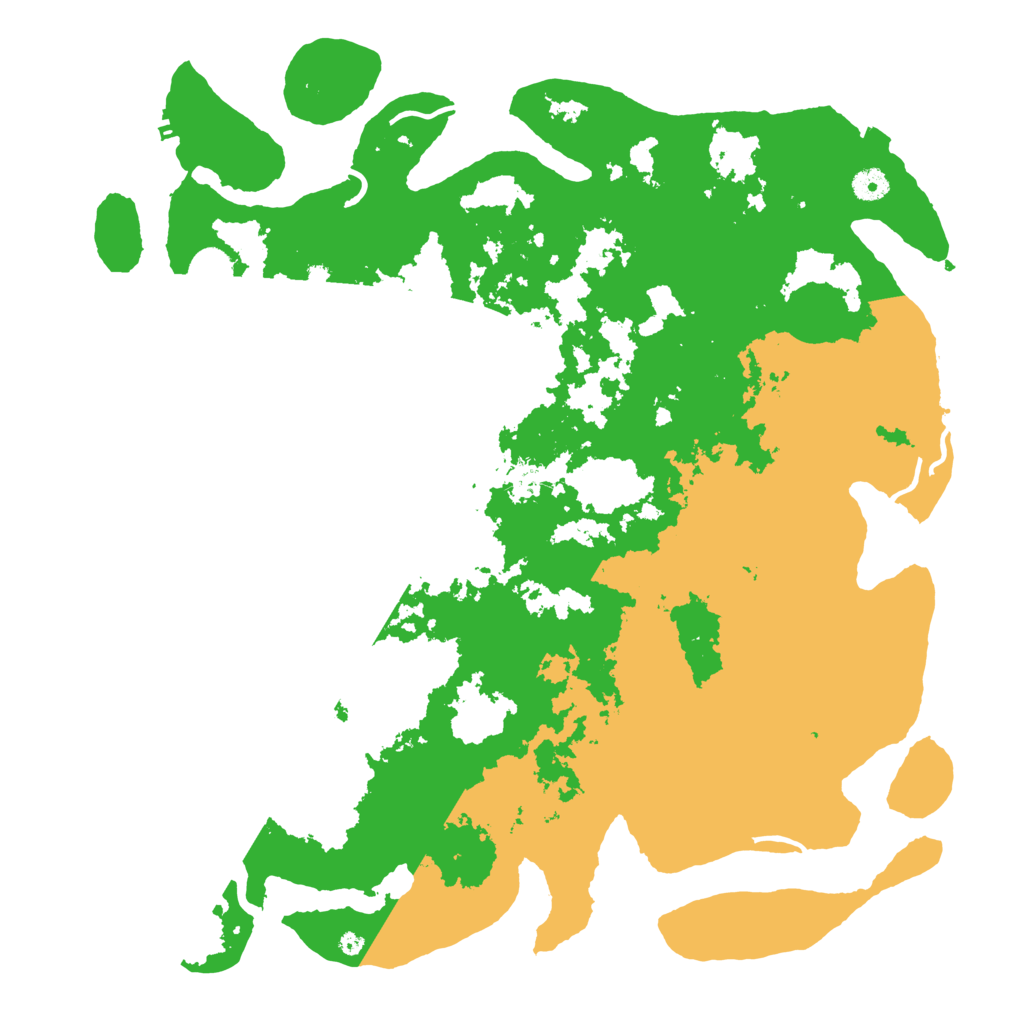 Biome Rust Map: Procedural Map, Size: 4500, Seed: 651472537