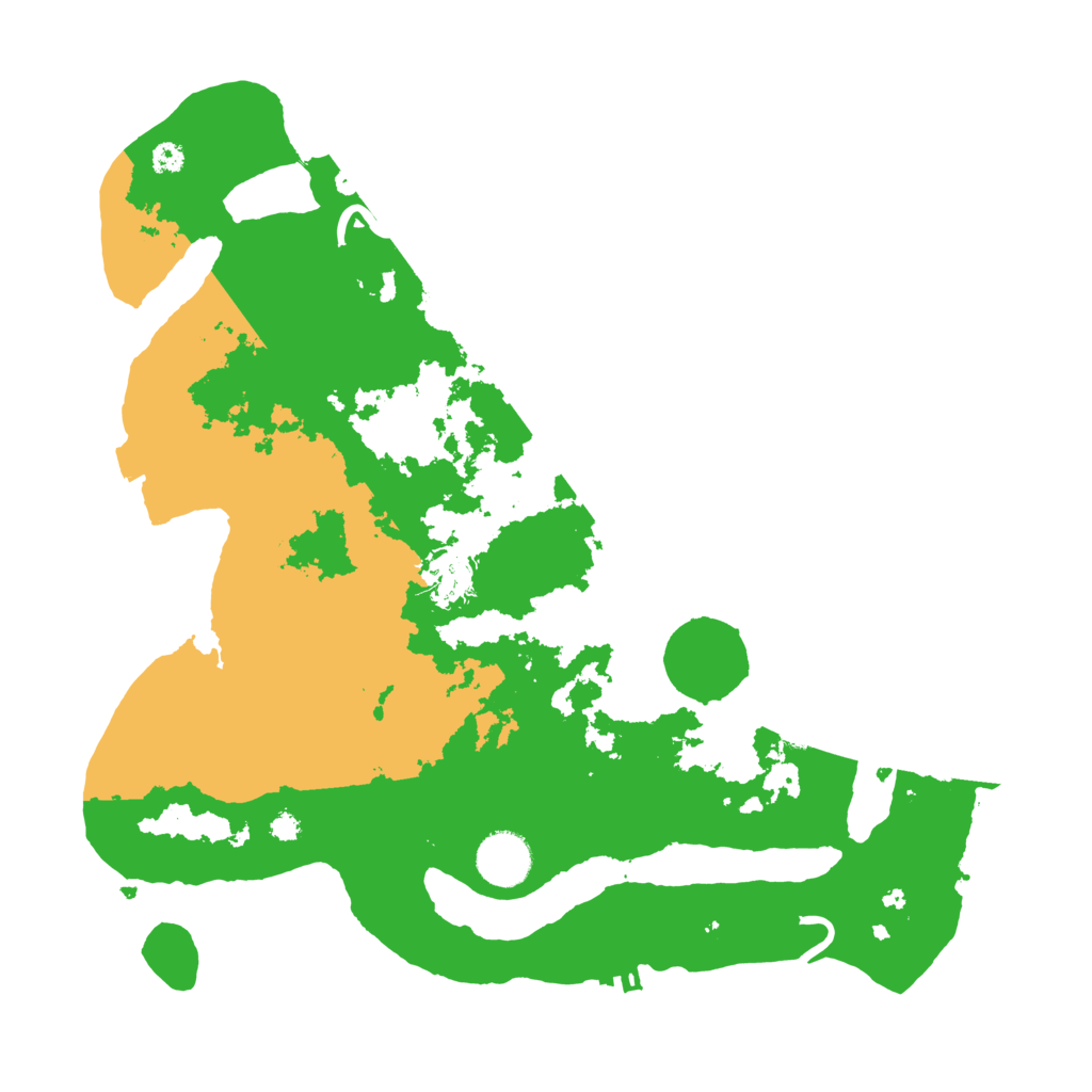 Biome Rust Map: Procedural Map, Size: 3500, Seed: 907202362