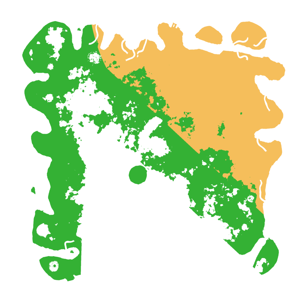 Biome Rust Map: Procedural Map, Size: 4500, Seed: 99991111
