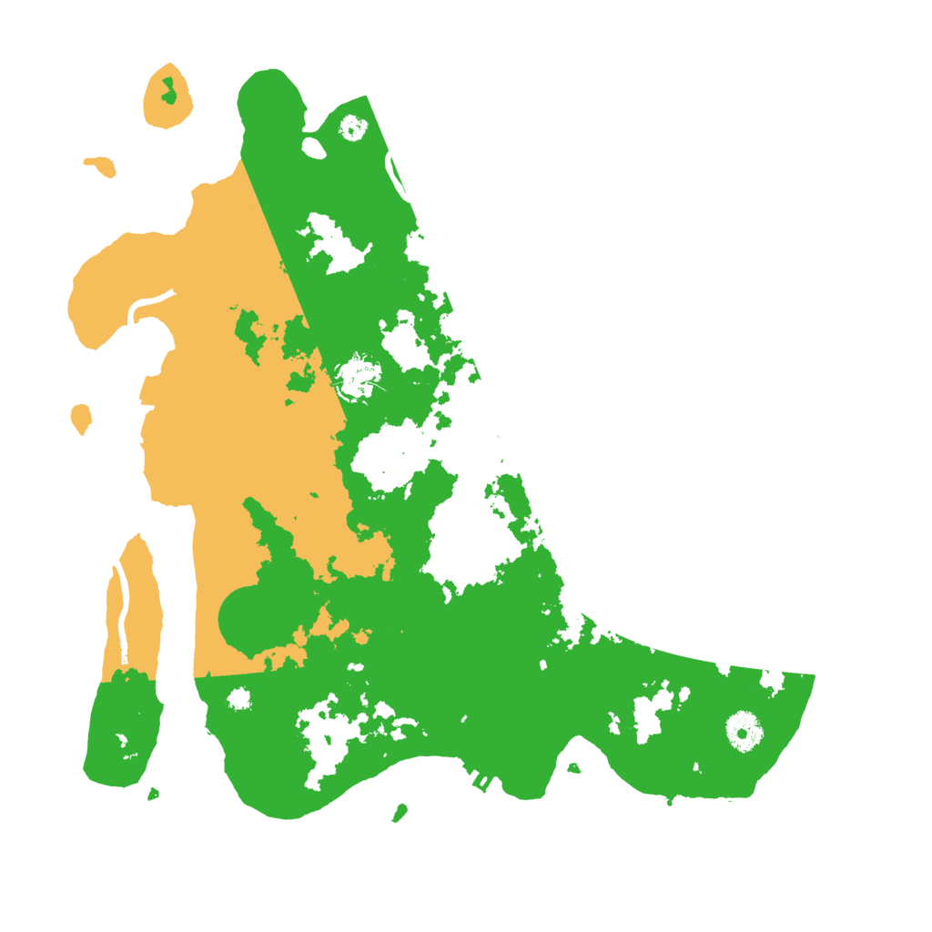 Biome Rust Map: Procedural Map, Size: 3700, Seed: 415345288