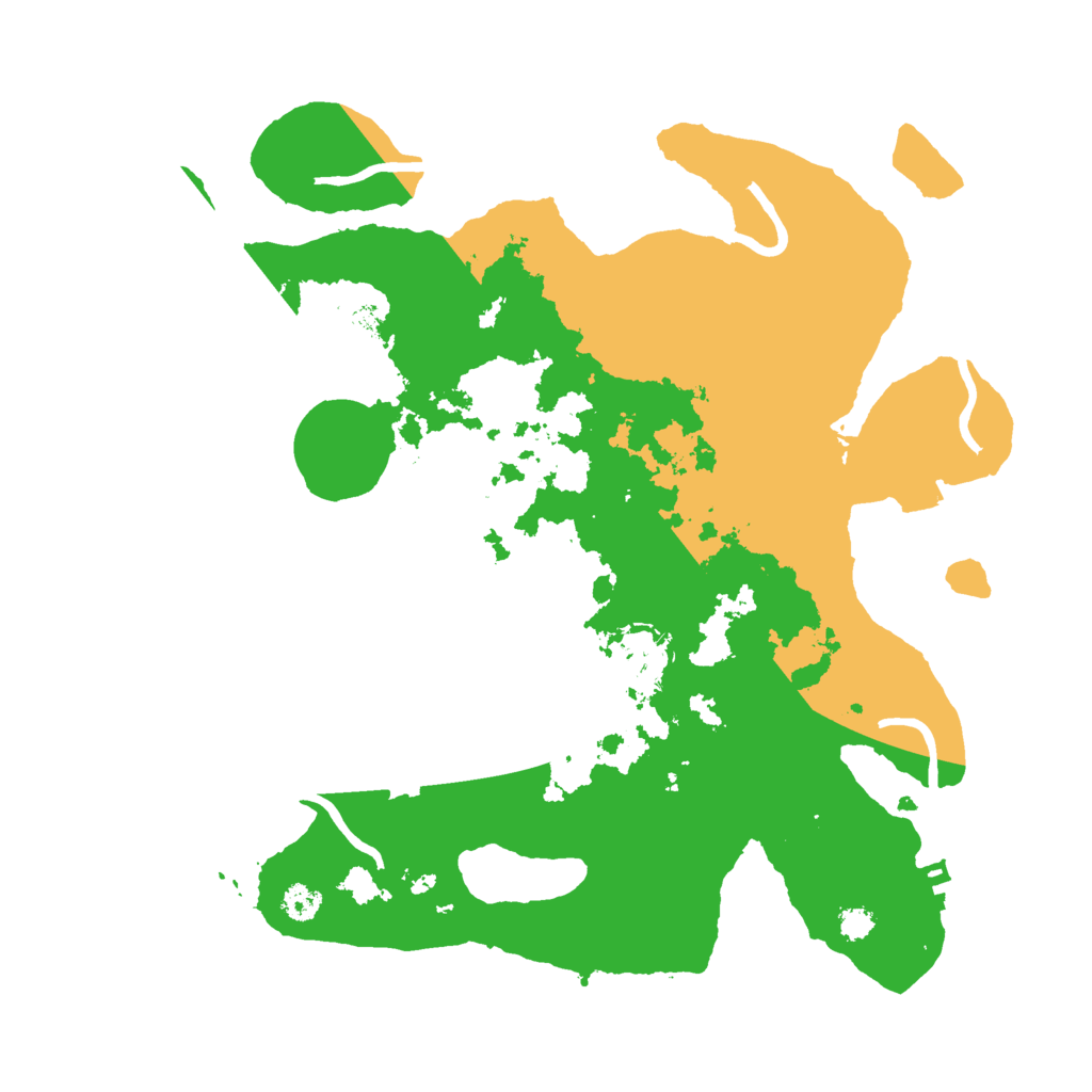 Biome Rust Map: Procedural Map, Size: 3000, Seed: 24895843