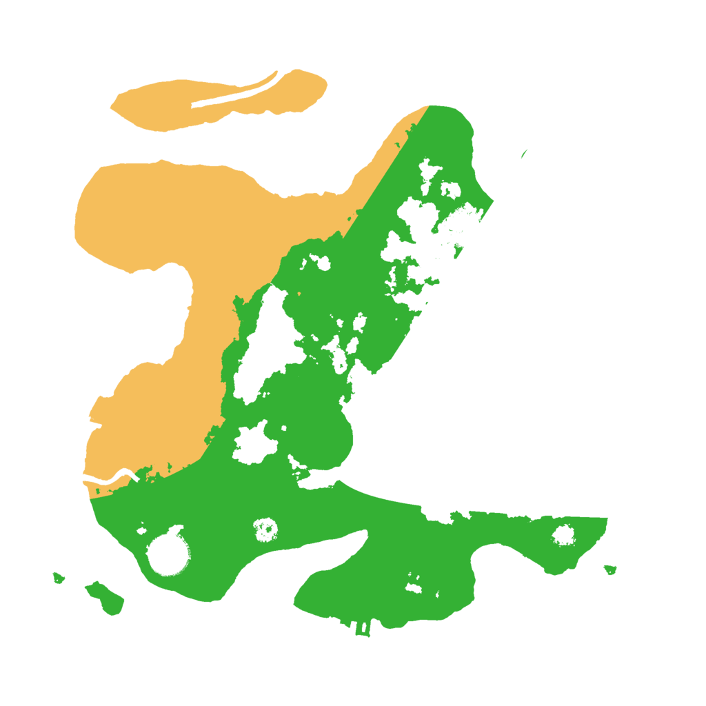 Biome Rust Map: Procedural Map, Size: 3000, Seed: 3221