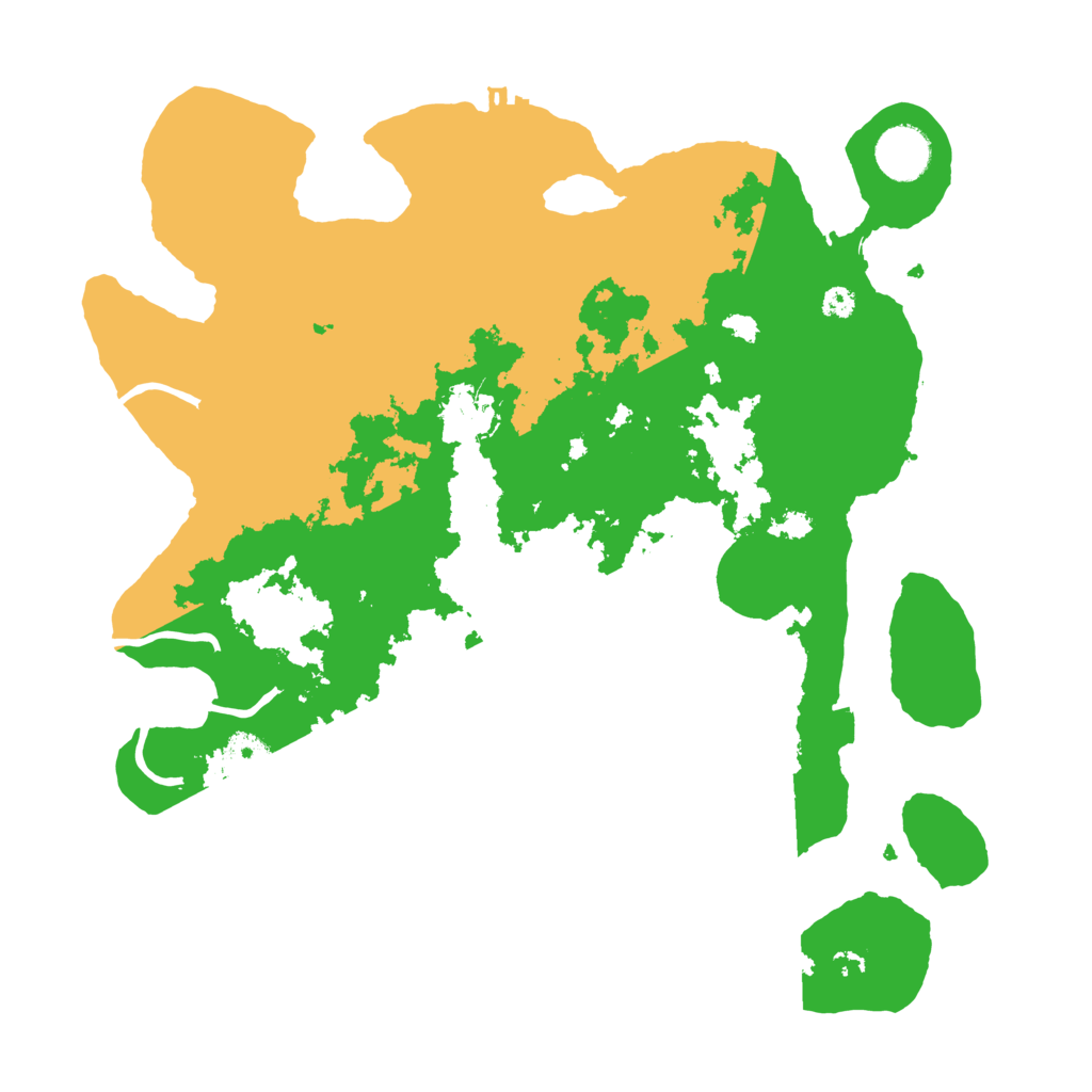 Biome Rust Map: Procedural Map, Size: 3500, Seed: 429631328
