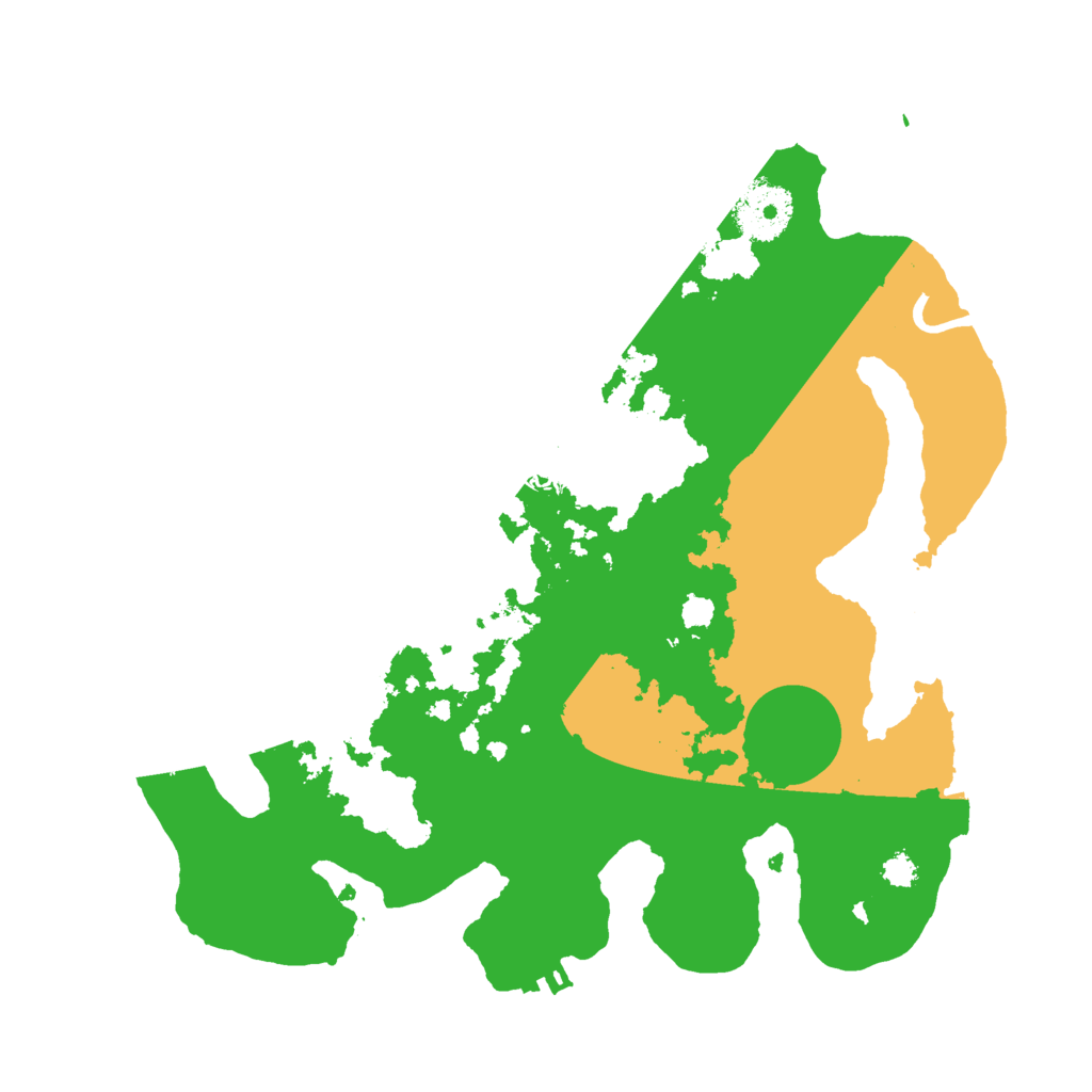 Biome Rust Map: Procedural Map, Size: 3000, Seed: 2057227727