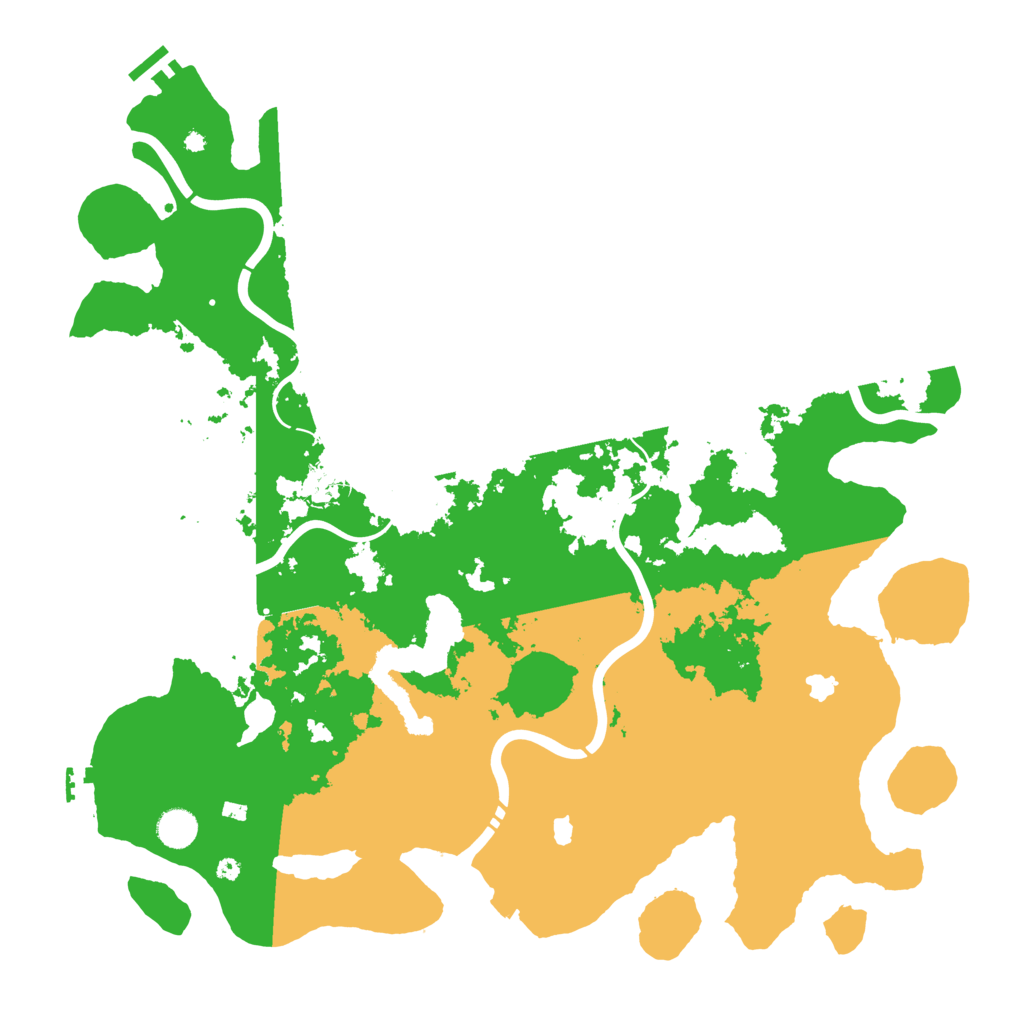 Biome Rust Map: Procedural Map, Size: 4500, Seed: 555755570