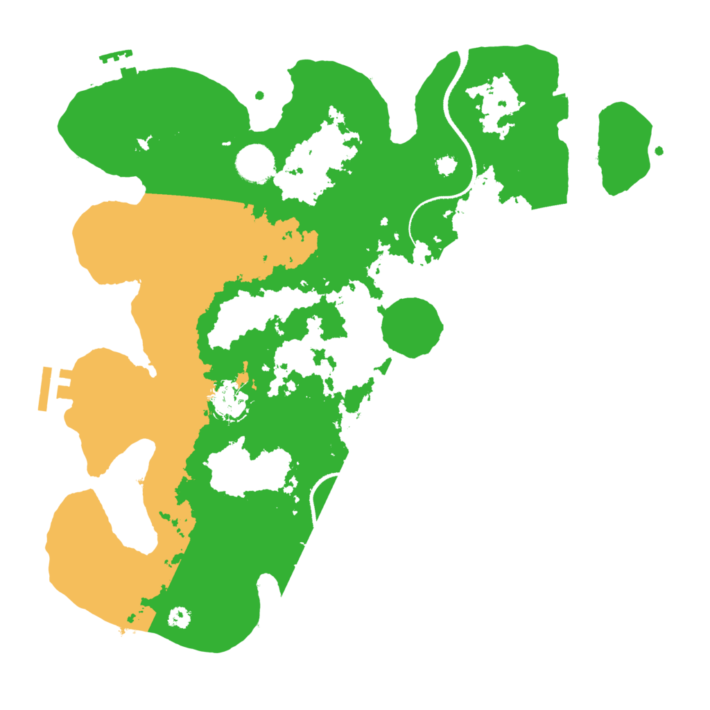 Biome Rust Map: Procedural Map, Size: 3250, Seed: 59349152