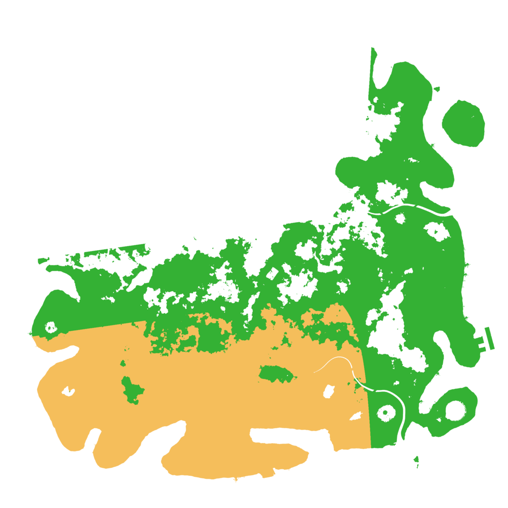 Biome Rust Map: Procedural Map, Size: 4500, Seed: 962837