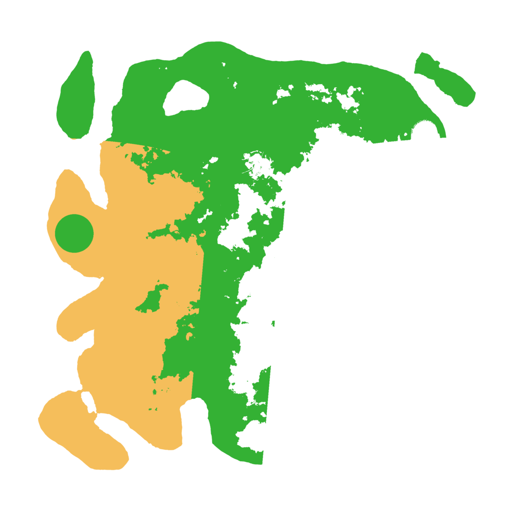 Biome Rust Map: Barren, Size: 3500, Seed: 2040240440