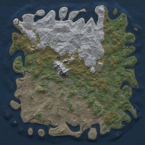 Thumbnail Rust Map: Procedural Map, Size: 5500, Seed: 2507, 19 Monuments