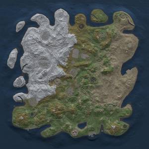 Thumbnail Rust Map: Procedural Map, Size: 4250, Seed: 871655400, 19 Monuments