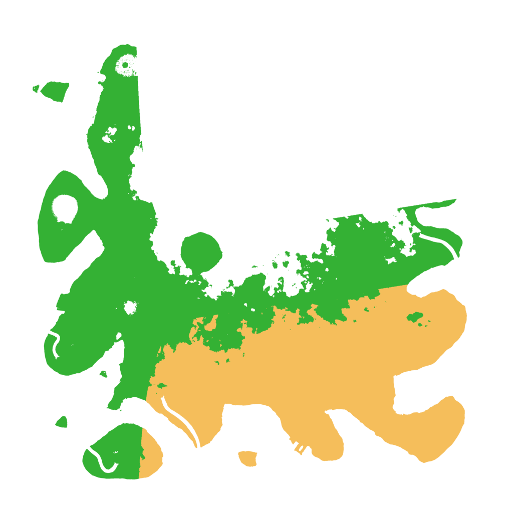 Biome Rust Map: Procedural Map, Size: 3500, Seed: 1587476499
