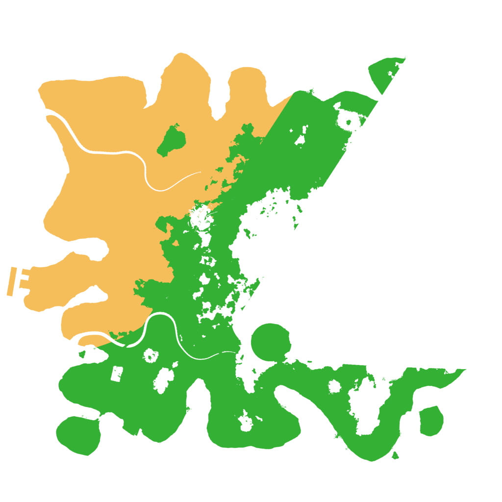 Biome Rust Map: Procedural Map, Size: 3500, Seed: 6823022