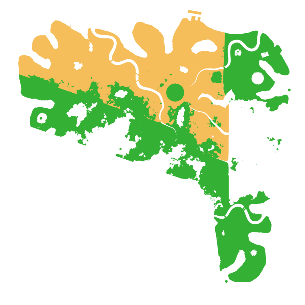 Biome Rust Map: Procedural Map, Size: 4500, Seed: 972023