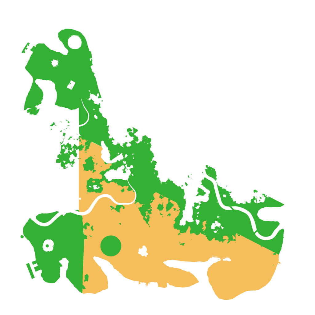 Biome Rust Map: Procedural Map, Size: 4000, Seed: 13829