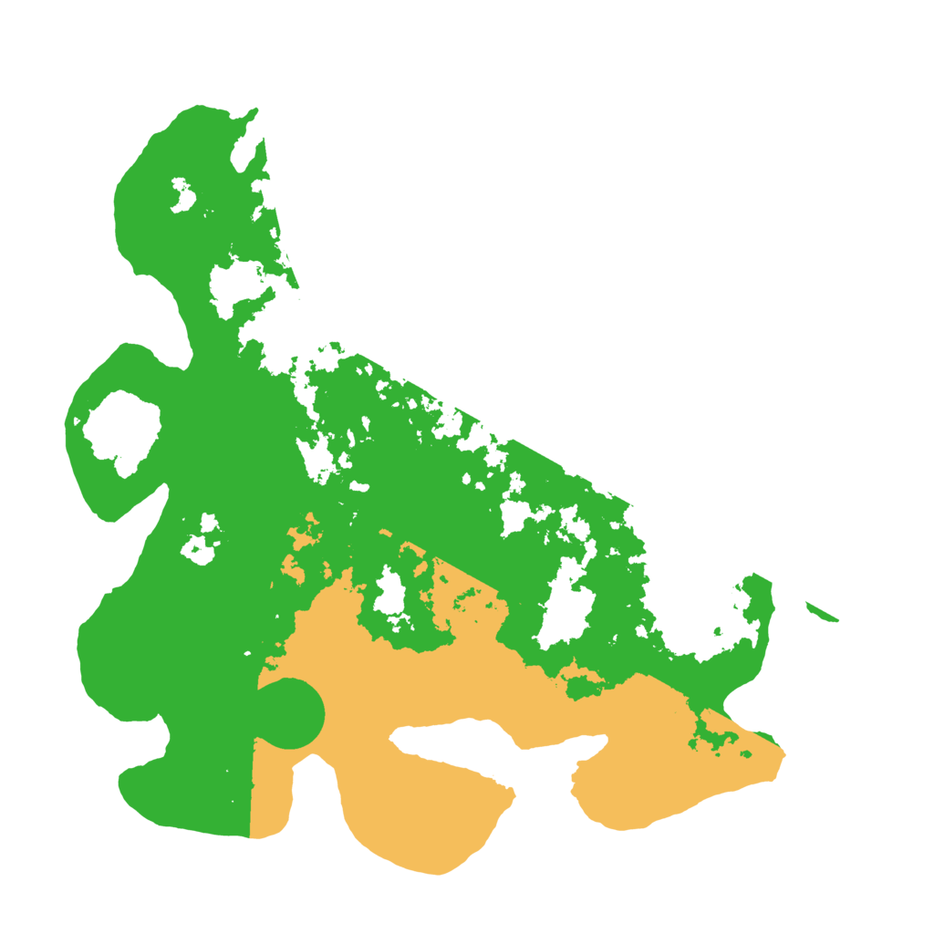 Biome Rust Map: Barren, Size: 3500, Seed: 36513012