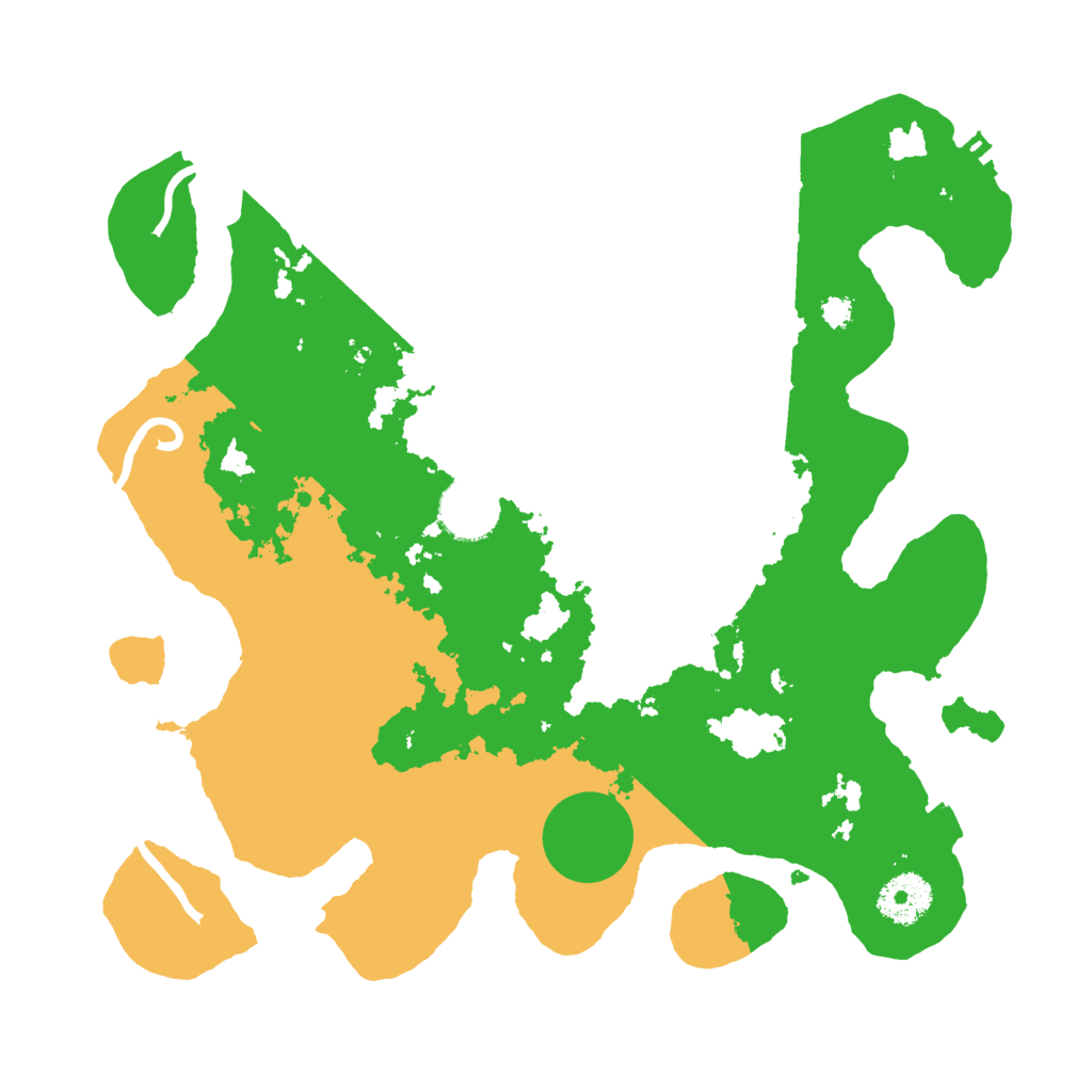 Biome Rust Map: Procedural Map, Size: 3200, Seed: 340116451