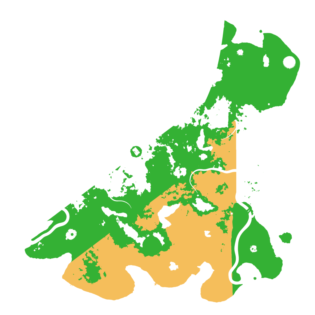 Biome Rust Map: Procedural Map, Size: 4500, Seed: 52473935